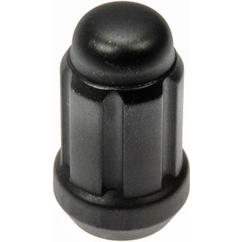 Dorman 711-355C - Juego de cerradura de accionamiento estriado negro mate M12-1.50 compatible con modelos seleccionados, paquete de 20