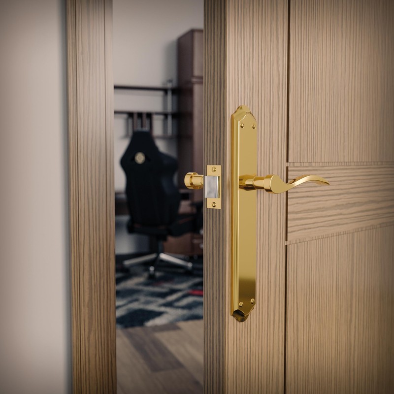 Amig - Door Handle Set with Plate | Beta Handle