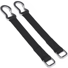 AlweizU Extension Straps Compatible with Speediance Smart Home Gym Equipment, with Square Rings, for Connecting Pilates loops, Ankle Straps and More Workout Accessories, 2PCS