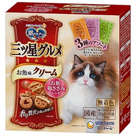 Silver Spoon Mitsuboshi Gourmet Fish Flavor Cream Fish and Chicken Tender Recipes 3 Assorted Types 6.3 oz (180 g)