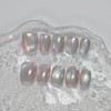 Cat Eye Press on Nails Handmade Short Oval/Square/Round False Nails