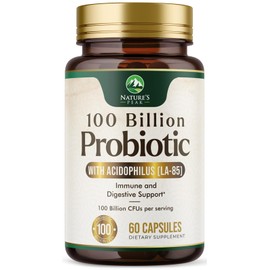 Probiotics for Women's Digestive Health - 100 Billion CFU, 16 Strains with Prebiotics, Supports Immune, Gut Health, PH, Gas & Bloating, Best Probiotic for Women & Men, Shelf Stable - 60 Capsules