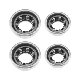 YINETTECH 2 x Front Axle Cups for 5/16 Front Hub & 2 x Rear Axle Cups for 3/8 Rear Hub Mountain Bike Bicycle Accessories with 2 Front & 2 Rear Hub Bearings