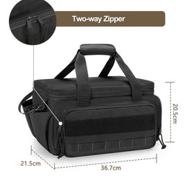 Tools Storage Bag, Tactical Work Tote with Anti-friction Bottom, Multi-purpose Work Tool Tote Bag for Organizing Accessories,Heavy-Duty Tool Bags for Men with Thick and Durable Bottom