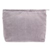 PAZIMIIK Makeup Bag Large Zipper Corduroy Make Up Pouch for