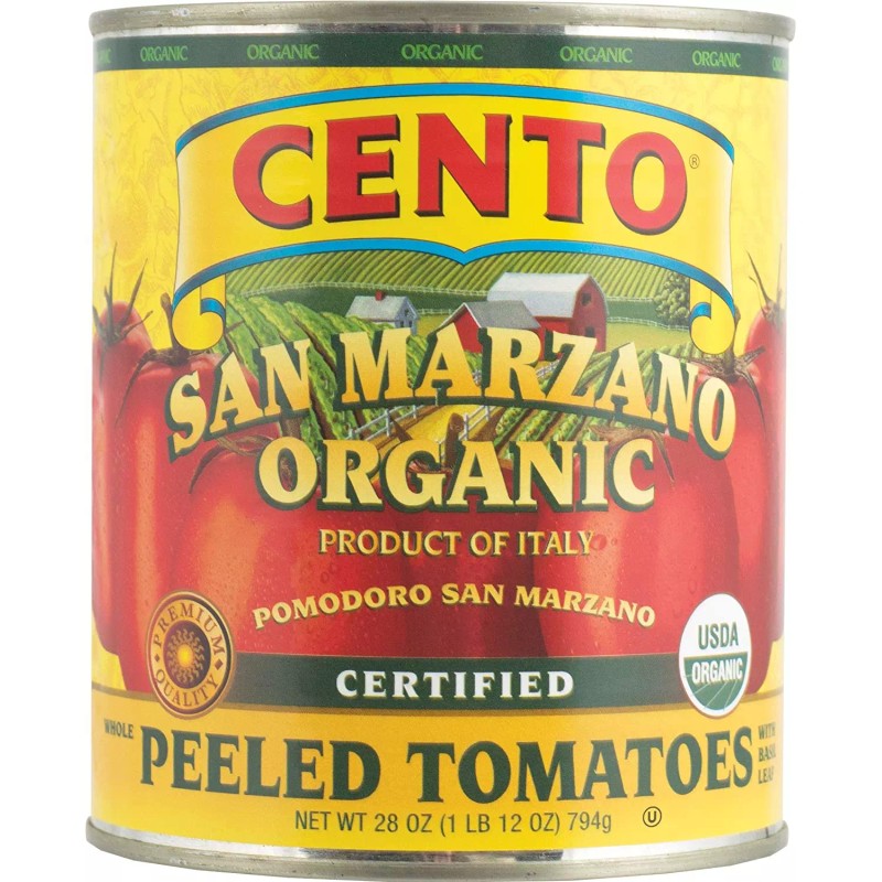 Cento San Marzano Organic Peeled Tomatoes Pack of 6