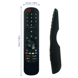 AIDITIYMI MR21GA AKB76036202 Replacement Voice Remote Compatible with LG TV OLED65C1PUB 43NANO75UPA 43UP7560AUD 50UP7560AUD 50UP8000PUR 55NANO75UPA 55UP7560AUD 55UP8000PUA 65NANO85APA 65UP7560AUD