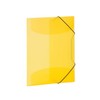 HERMA 19502 Portfolio Folder DIN A4 Translucent Yellow, Sturdy Plastic,