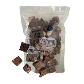 Freeze Dried Lamb Lung Treats for Dogs & Cats - 100% Lamb Lung- Single Ingredient Pet Treats - Lamb Lung Dog Treats Made in USA - Lamb Lung Treats for Cats & Dogs - Lamb Lung Bites - 3 OZ.