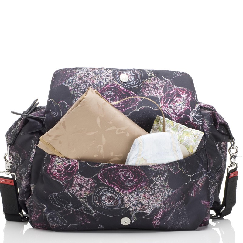 Storksak Seren Convertible Shoulder Backpack, Floral, One Size