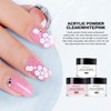 Morovan Acrylic Nail Kit: Clear Pink White Powder and Professional
