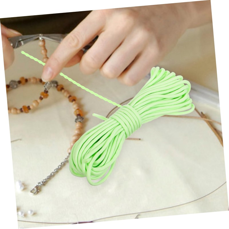 SHINEOFI 5pcs Glow in Dark Tent Rope Bundle Outdoor Survival
