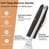 POTWIY Stainless Steel Spatula Set, 13.3" Large & 11.3" Small