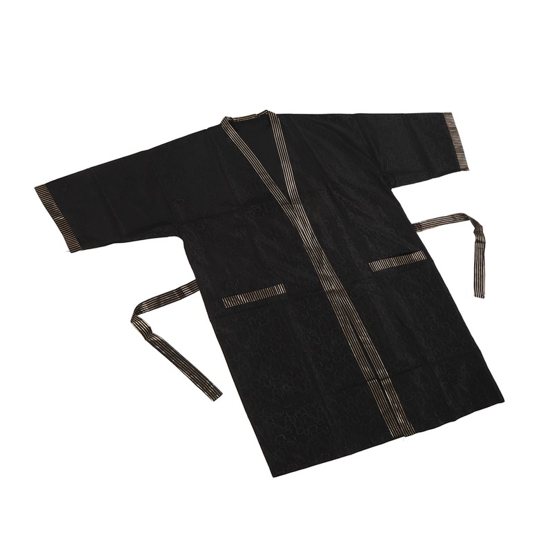 Haircut Gown with Pocket Short Sleeve Professional Belt Grooming Work
