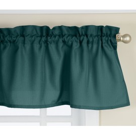 Lorraine Home Fashions Ribcord Valance, 54-Inch x 12-Inch, Evergreen