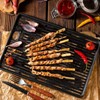 CONGGUAN 100Pcs Paddle Bamboo Skewers 18CM Natural Wooden Cocktail Sticks