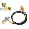 Soda Maker Adapter Hose Kit 1.5m Black Hose with Gold