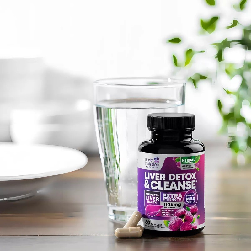 Health Nutrition Naturals Liver Cleanse 1104mg Reparacion Y Desintoxicacion 60