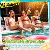 Sliner 2 Pcs Foldable Poolside Chairs for Adults, Portable Beach