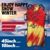 WOOWAVE 45"×18" Foldable Snow Sled, Yellow
