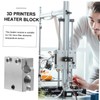 Mobestech 3pcs Hot End Heater Block Aluminum Extruder Heating Block