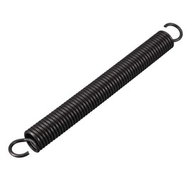 sourcingmap Extension Spring - 2.5mm Wire Dia , 18mm OD , 180mm Free Length Spring Steel Small Dual Hook Tension Spring