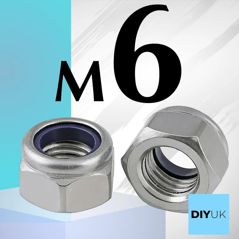Premium Locking Nuts Nylon insert Lock Nut Steel Nyloc DIN