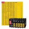 Premium Durable Circuit Breaker Labels, 129 Waterproof Fuse Box Stickers,