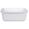Rectangle Dishpan Finish: White