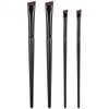 4 Pieces Black Fine Angled Eyeliner Brushes, Eye Liner brush,