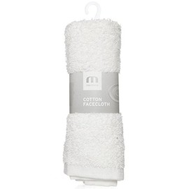 Meridiana Cotton Facecloth, White