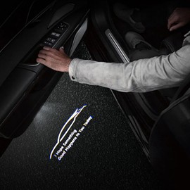 2PCS Door Lights Logo Compatible for RX200t RX300 RX350 RX350h RX450h RX500h 2015-present, LED Ghost Shadow Welcome Puddle Projection Light Lamps Accessories (Hope, RX 2015-present)