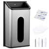TOLIDA Stainless Steel Bag Saver Grocery Bag Dispenser - Wall