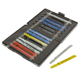 14pc T Fit Jigsaw Blade Set T Fitting Metal Plastic Wood Blades PVC, Plastic, Aluminum, Sheet 6T, 8T, 10T, 14T, 18T, 24T, 32T