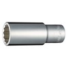 トネ(TONE) ディープソケット(12角) 4DB-28L 差込角12.7mm(1/2") 二面幅7/8inch インチ