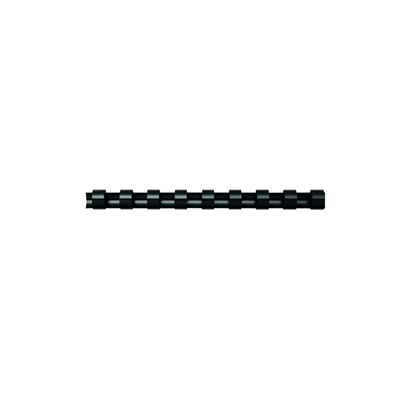Fellowes 6mm A4 Plastic Binding Combs - Black (Pack of