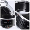 K&F Concept EOS EF/EFS-FX Fit Objektivadapter auf FujiFX Mount X-Pro1