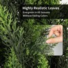 4FT Artificial Cedar Topiary Trees 2 Set, Realistic Fake Cypress