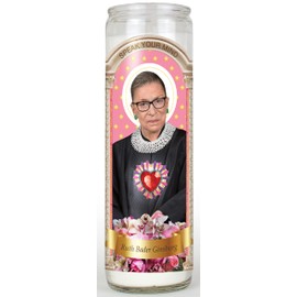 Ruth Bader Ginsburg: Prayer Candle, Saint Candle, Votive Candle, Supreme Court, RBG, Resistance, Girl Power, America, USA, Unscented