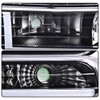 PIT66 LED DRL Headlight Assembly Lamps Compatible with 1999-2002 Chevy