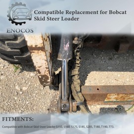 Enocos 7117174 Hydraulic Bucket Tilt Cylinder Compatible with Bobcat Skid Steer 773 S150 S160 S175 S185 S205 & Compact Track Loader T180 T190
