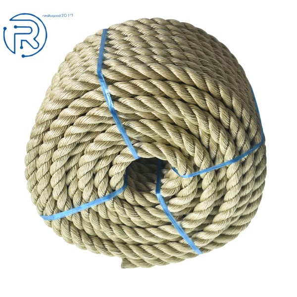 netuera 3/4"×100' PP Arborist Bull Rope Climbing Rope Manila Rope