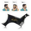 Siffoi Men's Beard Shaping Styling Tool with Handmade Pocket Size
