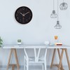 VIVILINEN Radio-Controlled Clock Silent Wall Clock Without Ticking Noises Modern