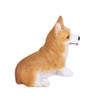 WAIT FLY Lovely Prostrate Corgi Dog Shaped Resin Piggy Bank
