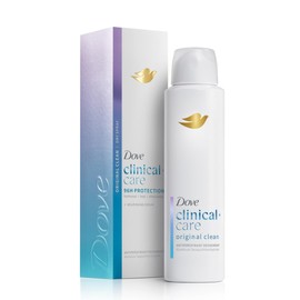 Dove Clinical + Care Antiperspirant Deodorant Dry Spray for Women Original Clean with Nourishing Serum 3.8 oz
