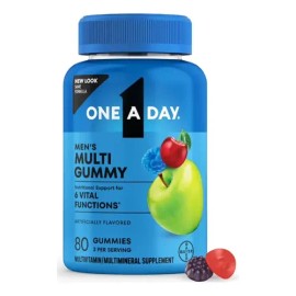 One A Day Multivitaminico Hombre Adulto Activo 80 Gomitas Frutas                                                                                      