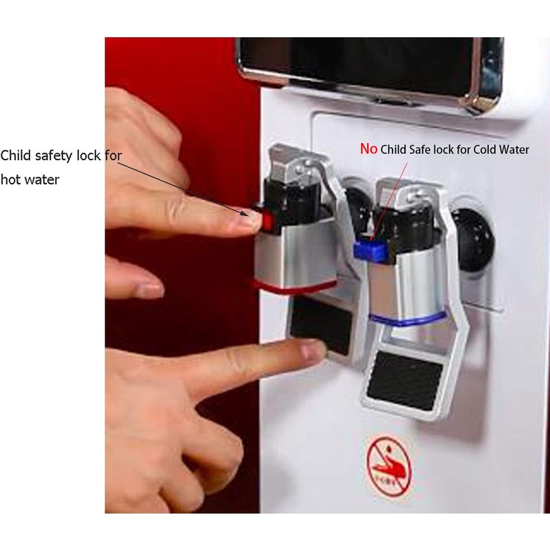 HUIKANGSHENG Water Cooler Faucet,Water Dispenser Spigot,Push Style with Child Safety