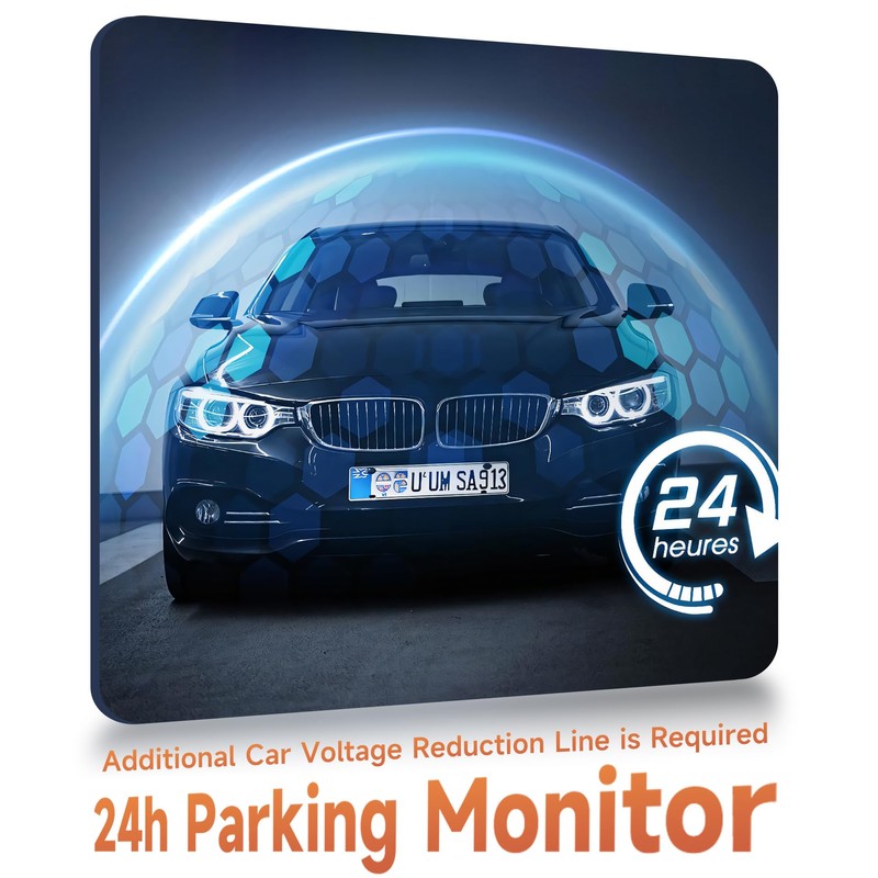 360 Degree View 4 Channel Dash Cam Front and Rear
