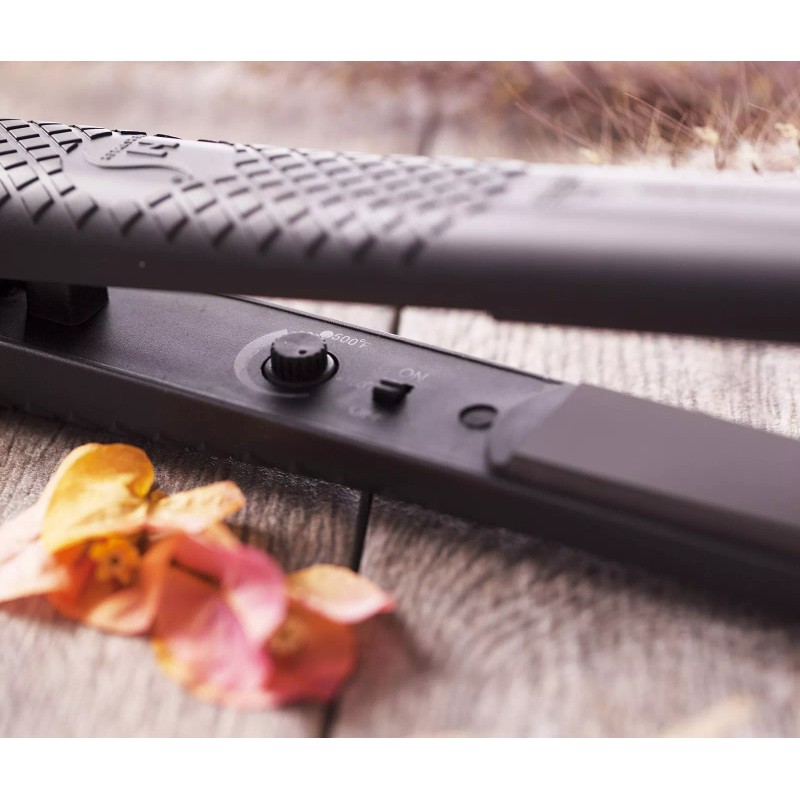 Herstyler Superstyler Onyx Ceramic Flat Iron, Ceramic Hair Straightener With